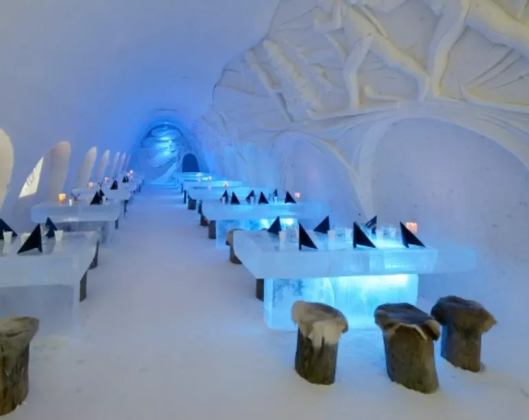 Snow Village IceBar